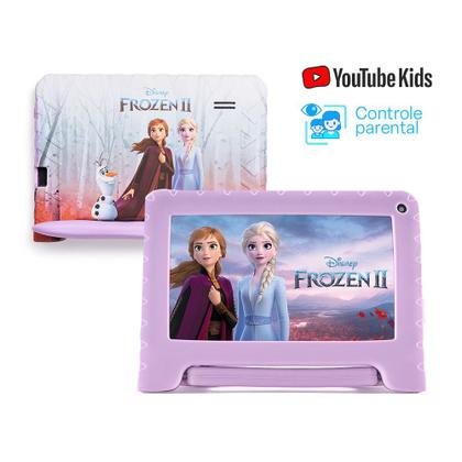 Imagem de Tablet Multi Frozen II com Controle Parental 7 pol 4GB RAM 64GB Android 13 Quad Core + Case + Wi-fi - NB416