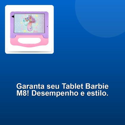 Imagem de Tablet Multilaser Barbie M8 NB434 Wi-Fi 4/64GB