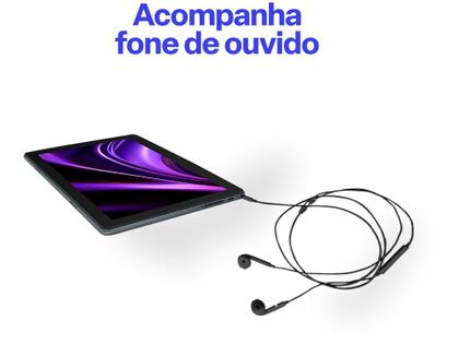 Imagem de Tablet Multilaser NB359 com Case 6GB RAM 128GB 10,1" Android Wi-Fi