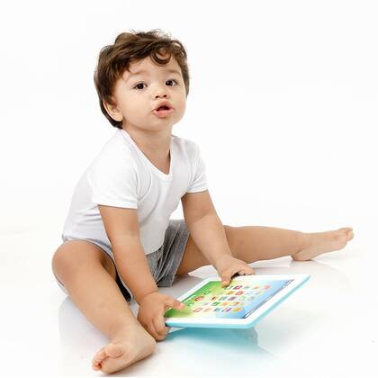 Imagem de Tablet musical para bebês infantil buba 8548
