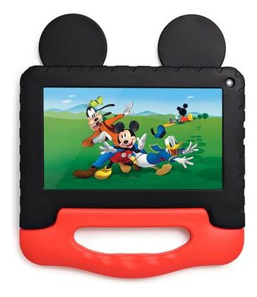 Imagem de Tablet Nb413 Mickey 4gb 64gb 7 Android 13 Multi Bluetooth Infantil / Controle parental /Case protetora resistente / Google Kids Space