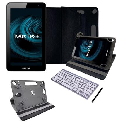 Imagem de Tablet Positivo 64Gb 2Gb Com Teclado e Capa Giratória + Caneta Touch Incluso Branco