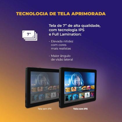 Imagem de Tablet Positivo Vision 7 Polegadas 128GB 3GB Wifi Com Caneta E Película de Vidro