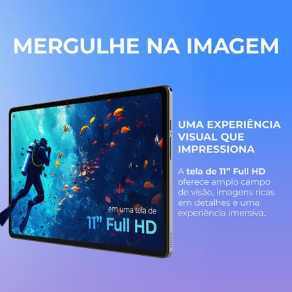 Imagem de Tablet Positivo Vision TAB 11 com Capa e Caneta 4GB RAM 128GB 4G Tela 11” Full HD Octa-Core - Preto