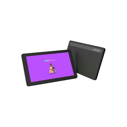 Imagem de Tablet Positivo Vision TAB 7 Mundo Bita + Capa e Bolsa - Octa-Core 3GB RAM 64GB Android 14 Go Wi-Fi Tela 7” IPS  Preto