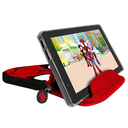 Imagem de Tablet Positivo Vision Tab 7 Spidey - Octa-Core 3GB RAM 64GB, 7” IPS, Android 14 Go, Wi-fi - Capa e Bolsa - Preto