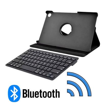 Imagem de Tablet Samsung A9 4G 64GB 4GB Ram Com Teclado Bluetooth + Capa Giratória e Caneta Capacitiva