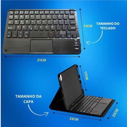 Imagem de Tablet Samsung A9 Azul Navy 128GB Wi-Fi Com Capa Teclado BT