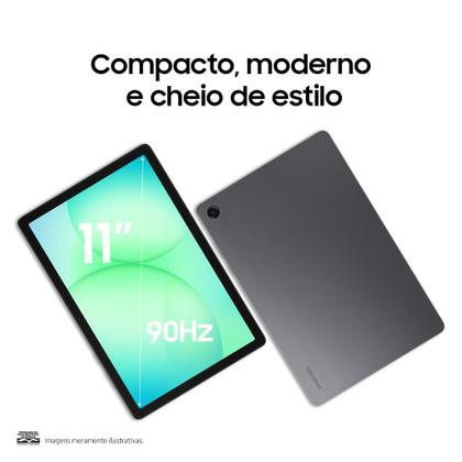 Imagem de Tablet Samsung Galaxy Tab A11+, 128GB, 6GB RAM, Tela de 11", Câmera traseira 8MP, WiFi, Android 16