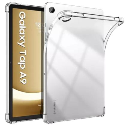 Imagem de Tablet Samsung Galaxy Tab A9 64gb 4gb Chip 4g Com Capa de Silicone Protetora e Película X115 Prata