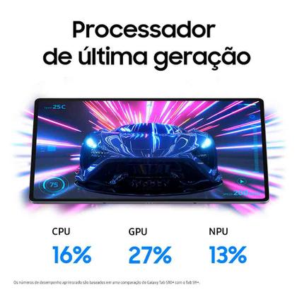 Galaxy Tab S10＋/12.4型/RAM 12GB/ROM 256GB Tablet Samsung Galaxy Tab S10+, 512GB, 12GB RAM, Tela Imersiva de