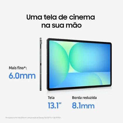 Imagem de Tablet Samsung Galaxy Tab S10 FE+ 128GB WiFi - Cinza, com Caneta S Pen e Capa, RAM 8GB, Tela 13.1"