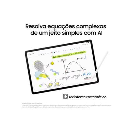 Imagem de Tablet Samsung Galaxy Tab S10 FE WiFi, 128GB, 8GB RAM, Tela 10,9 polegadas. LCD 90Hz, Android 15, Câmera 13MP, Bateria 8000mAh