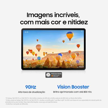 Tablet Samsung Galaxy Tab S10 FE+ WiFi, 128GB, 8GB, Tela 13.1" 90Hz, S Pen e Capa Inclusas Imagem de Tablet Samsung Galaxy Tab S10 FE+ WiFi, 128GB, 8GB, Tela 13.1" 90Hz, S Pen e Capa Inclusas