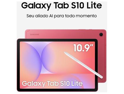 Imagem de Tablet Samsung Galaxy Tab S10 Lite com Caneta e Capa 6GB RAM 128GB 10.9" Android Exynos 1380 Wi-F