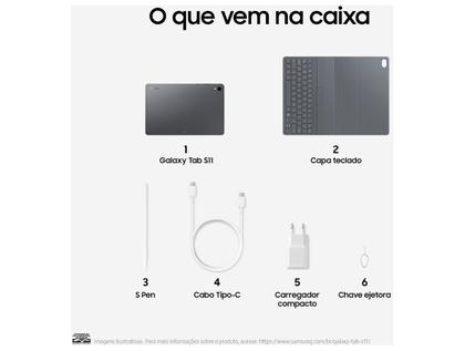Tablet Samsung Galaxy Tab S11 256GB WiFi - Cinza, com Caneta S Pen
