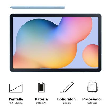 Imagem de Tablet Samsung Galaxy Tab S6 Lite 10.4" 64GB 2022 Azul Angora