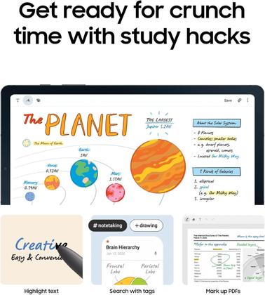 Imagem de Tablet samsung galaxy tab s6 lite smp620 128gb 4gb ram de 10.4 8mp 5mp mint