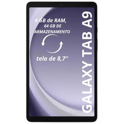 Imagem de Tablet Samsung Tab A9 4G 64GB 4GB RAM Com Caneta e Pelicula