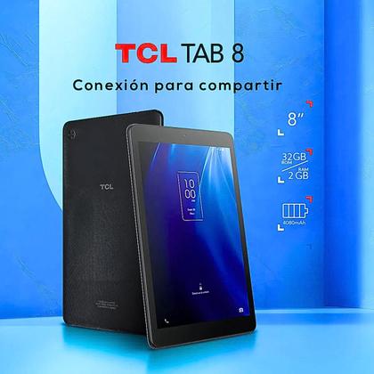 Imagem de Tablet TCL Tab 8 Neo 32 GB 2 GB Ram Tela 8 Câmera Traseira 5Mp Frontal 5Mp Bateria 4080mAh Wi-fi Preto