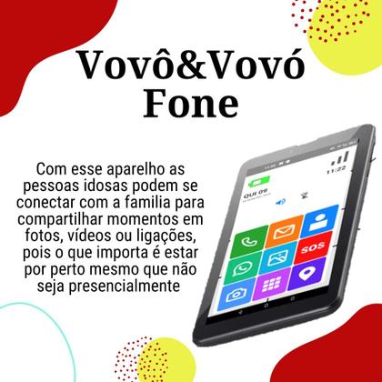 Imagem de Tablet vovô&vovófone 3g 32gb dual chip faz e recebe ligação zap  multilaser nb360