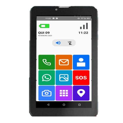 Imagem de Tablet vovô&vovófone 64gb 3g tela 10 2gb de ram botões sos - MULTILASER