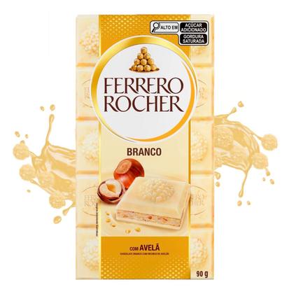 Imagem de Tablete Ferrero Rocher Chocolate Branco com Avelã 90g