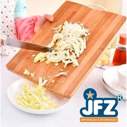 Imagem de Tabua De Corte Bambu Com Alça 34x24 Cm