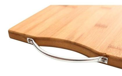 Imagem de Tabua De Corte Bambu Com Alça 34x24 Cm
