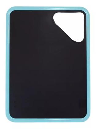 Imagem de Tabua De Corte Carne 35x25 Peixe Legumes  Com Acessório Raspa Tudo - Naxos