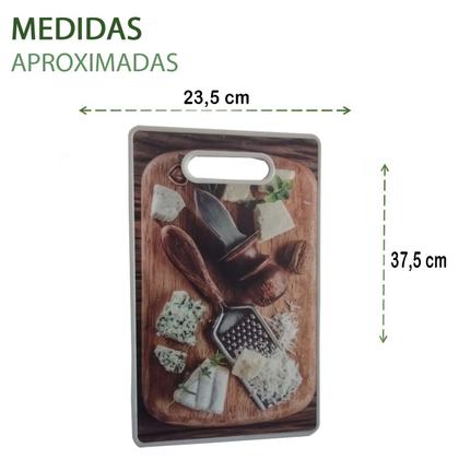 Imagem de Tabua De Corte legumes/verduras/carnes quadrada 37x22cm