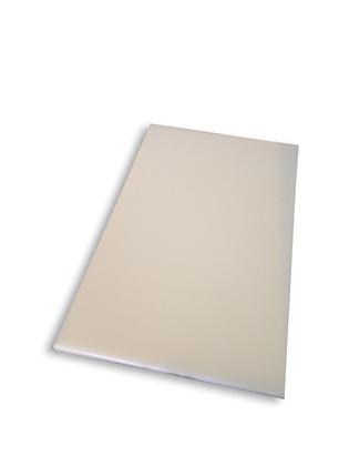 Tabua de Corte LISA em polietileno - branca - 50 x 30 - Cheff plast ...