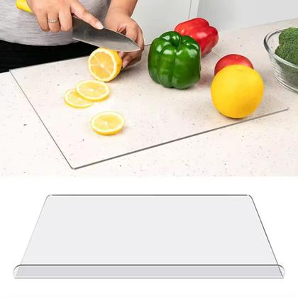 Imagem de Tábua De Corte Para carnes  Grande de Acrílico Cozinha 60x45x5mm
