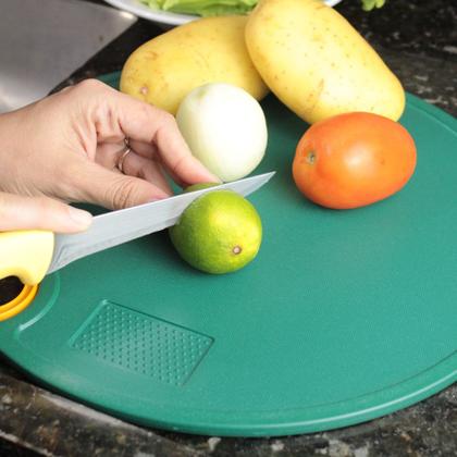 Imagem de Tábua de Corte Redonda Grande Limpa Fácil Anti-mofo Suporte