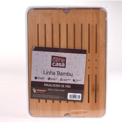 Imagem de Tabua De Pão Migalheiro Bambu 53X23X3,2 Bene Casa