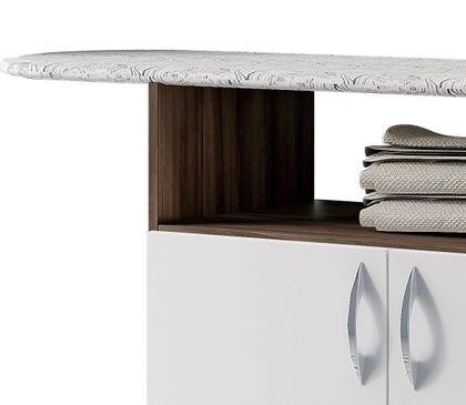 Imagem de Tábua de Passar Criativa Nogal com Branco - Notável