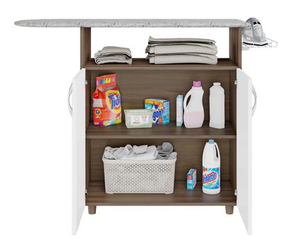 Imagem de Tábua de Passar Criativa Nogal com Branco - Notável