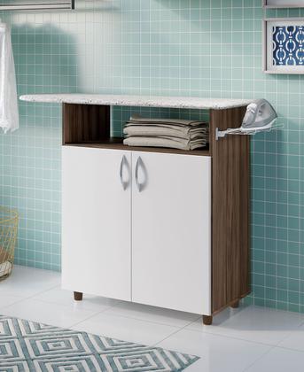 Imagem de Tábua de Passar Criativa Nogal com Branco - Notável