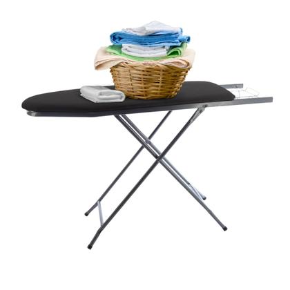 Imagem de Tábua de Passar Passadeira Mesa Extra Forte Dobrável com Porta Ferro 3 Níveis de Altura Someway