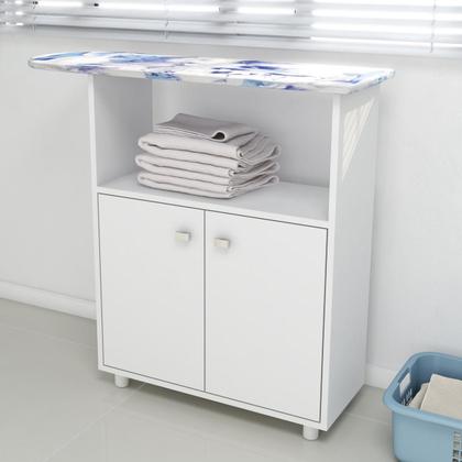 Imagem de Tábua de Passar Roupa com Armário 2 Portas Multimóveis CR30011 Branca