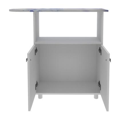 Imagem de Tábua de Passar Roupa com Armário 2 Portas Multimóveis CR30011 Branca