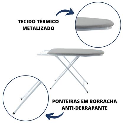Imagem de Tabua De Passar Roupa Dobrável Mesa Passadeira Com Porta Ferro Mais Vendido Do Brasil!