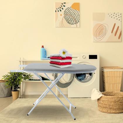 Imagem de Tabua De Passar Roupa Dobrável Mesa Passadeira Com Porta Ferro Mais Vendido Do Brasil!
