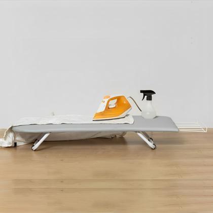 Imagem de Tabua De Passar Roupa Dobrável Portátil Mesa Com Porta Ferro retrátil