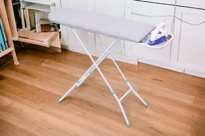 Imagem de Tabua de Passar Roupa Mesa Passadeira Tecido Térmico Com Suporte para Ferro