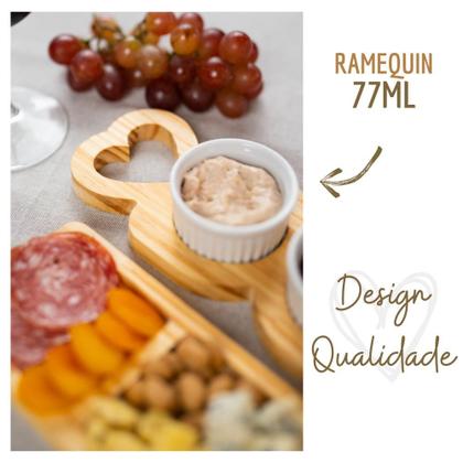 Imagem de Tábua de Servir Queijos Frios Molhos Petisqueira Madeira