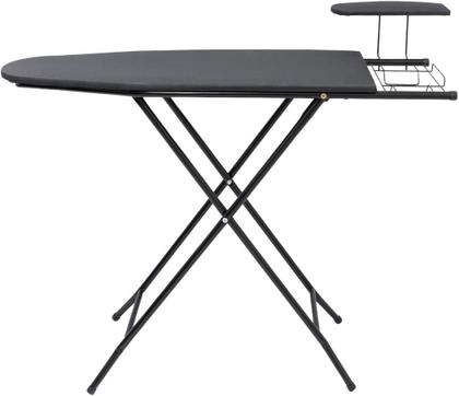 Imagem de Tábua Mesa de Passar Roupa Reforçada c/Passa Mangas Preta