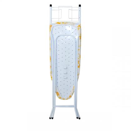 Imagem de Tábua Mesa De Passar Roupas Em Aço Dobrável Com Estampa E Passa Mangas 