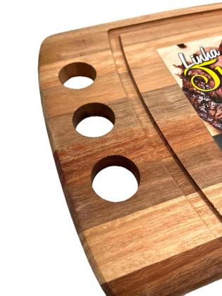 Imagem de Tábua para Churrasco C/ Canaleta 37 x 22cm - Michelon