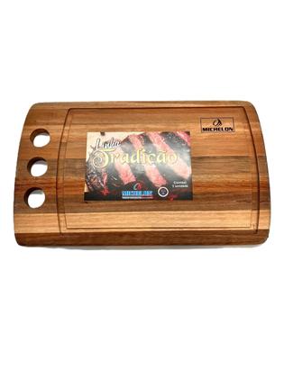 Imagem de Tábua para Churrasco C/ Canaleta 37 x 22cm - Michelon